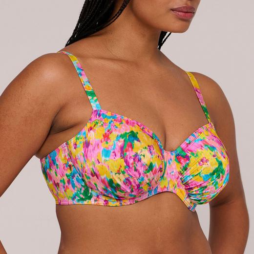 PrimaDonna Swim Ubud Bikini top full cup wire, color sun glow