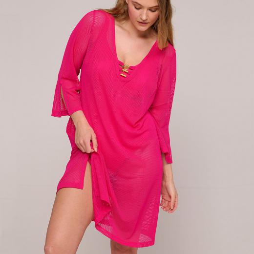 PrimaDonna Swim Aswan Swimwear kaftan, color dragon fruit