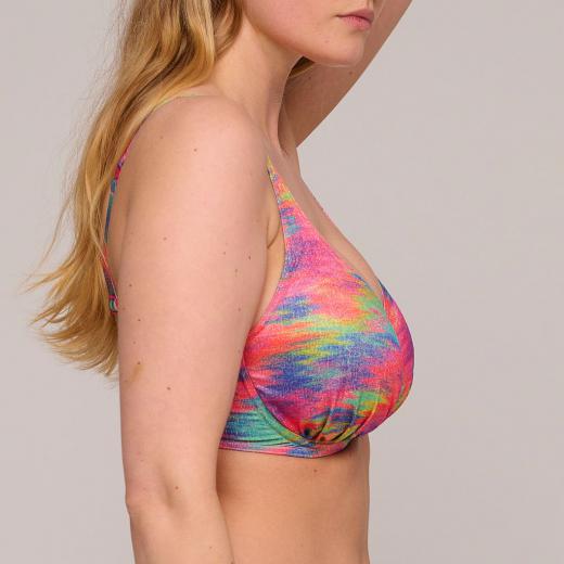 PrimaDonna Swim Cairo halb unterlegtes Bikini Oberteil tief dekolletiert, Farbe sunset nile