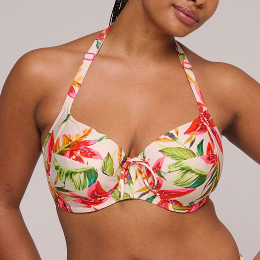 PrimaDonna Swim Tanzania Bikini top full cup wire, color calm tropics