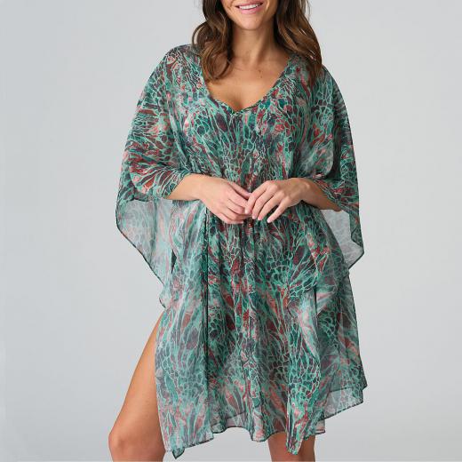 PrimaDonna Swim Riyad Bademode Kaftan, Farbe turquoise seas