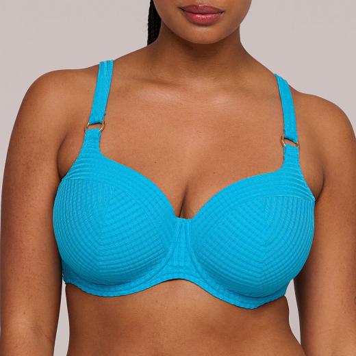 PrimaDonna Swim Kochi padded Bikini top heart shape, color sea breeze