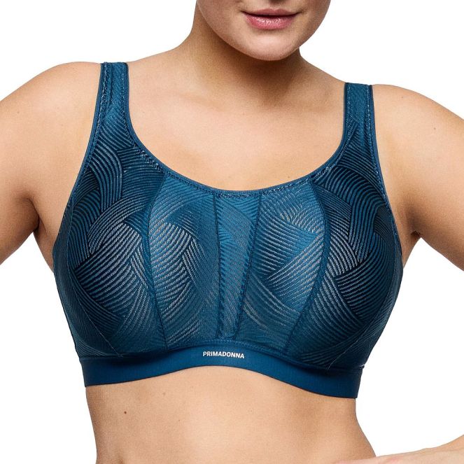 PrimaDonna Sport The Game Sport-BH mit Bügel Cup C-H, Farbe deep blue sea