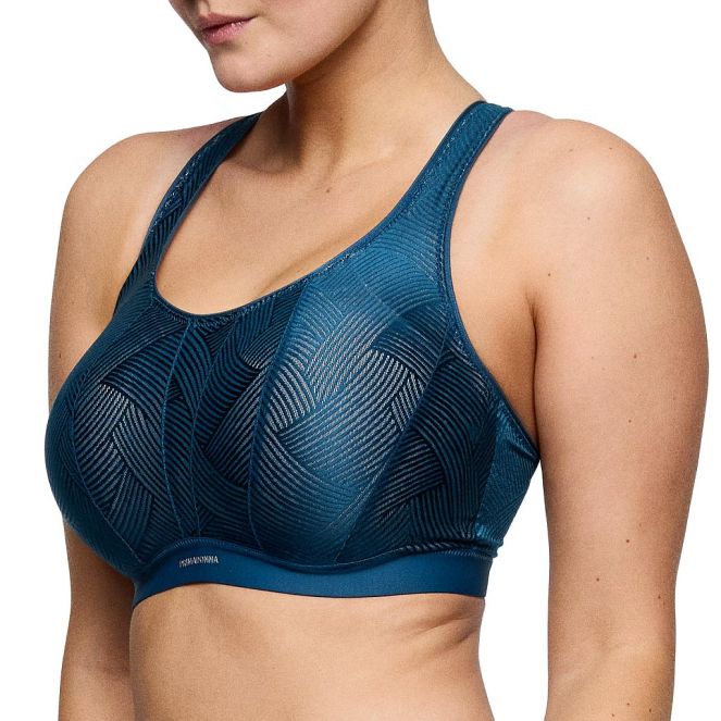 PrimaDonna Sport The Game Sport-BH mit Bügel Cup C-H, Farbe deep blue sea