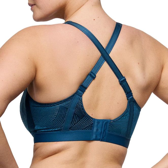 PrimaDonna Sport The Game Sport-BH mit Bügel Cup C-H, Farbe deep blue sea