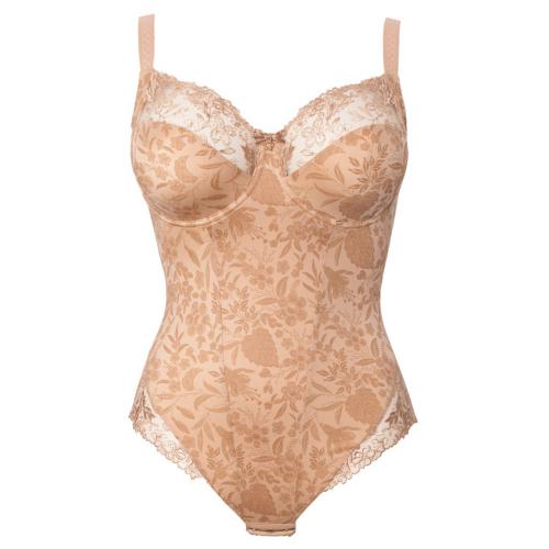 Ulla Lingerie Féminine Body Jasmin Cup B - G, Farbe zimt