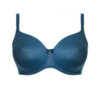 Ulla Lingerie Féminine Meghan BH Schaumcup mit Moldingüberzug Cup D-L, Farbe ocean