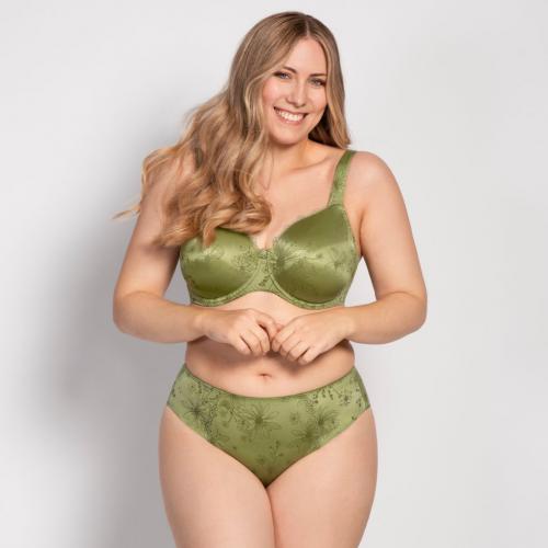 Ulla Lingerie Féminine wired bra Viola cup B-G, color avocado