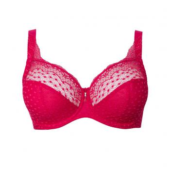 Ulla Lingerie Féminine BH mit Bügel Josy Cup B-L, Farbe kirsch