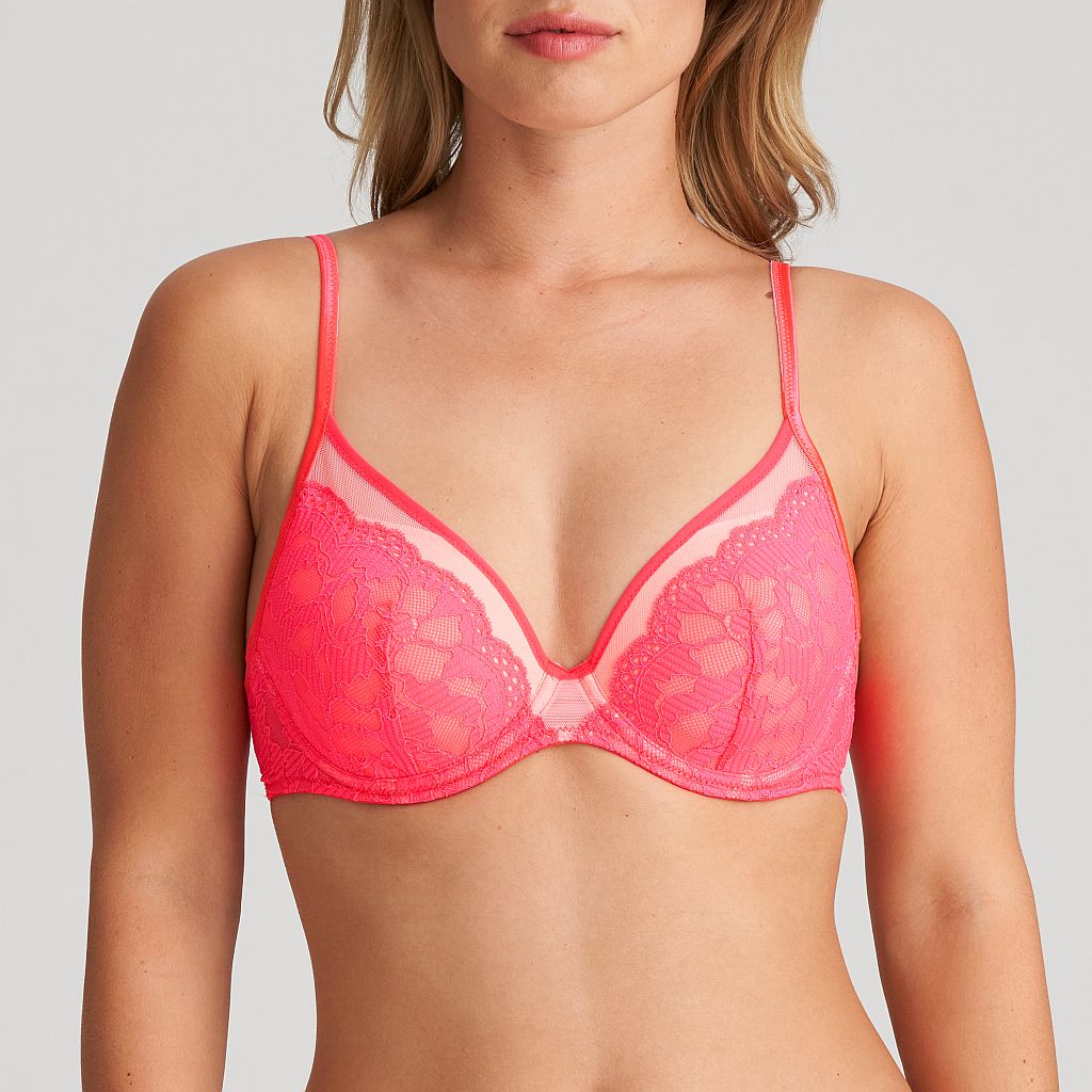 Marie Jo Suto padded wire bra heart shape A-E cup, color fruit
