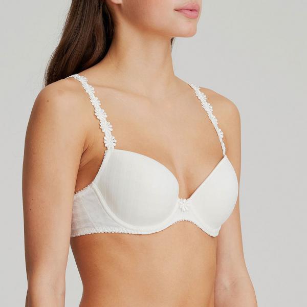 Marie Jo Avero padded bra deep plunge B-F cup, color natural
