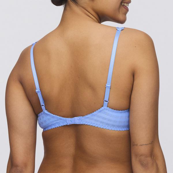 Marie Jo Avero padded plunge bra B-E cup, color santorini blue