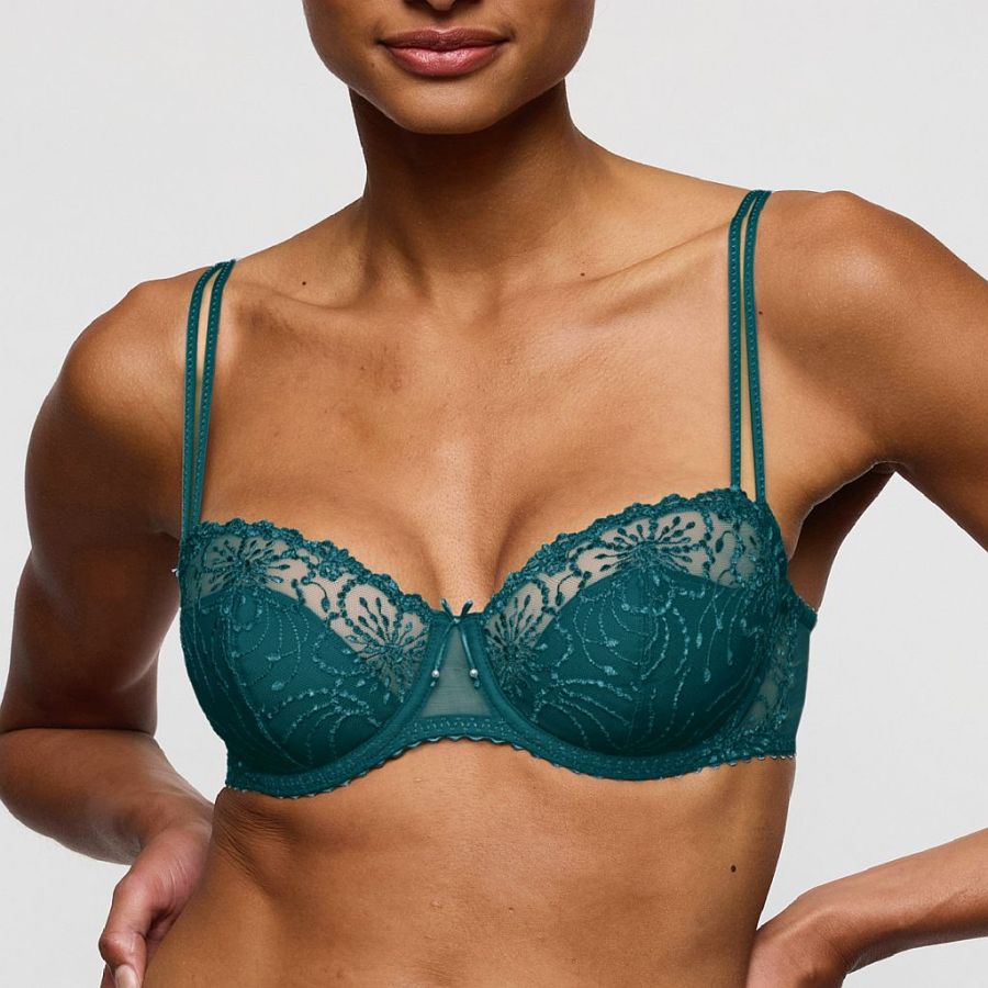 Marie Jo Jane Balconette Bügel BH halb unterlegt Cup A-E, Farbe peacock