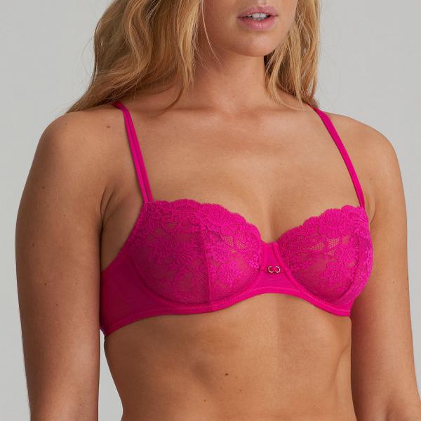 Marie Jo Melipha balcony - vertical seam B-F cup, color very berry