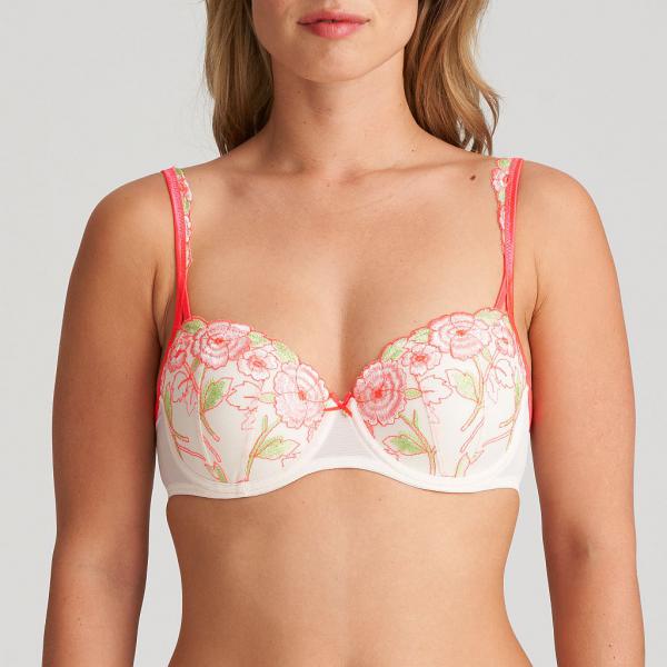Marie Jo Ayama padded wire bra heart shape B-E cup, color fruit punch