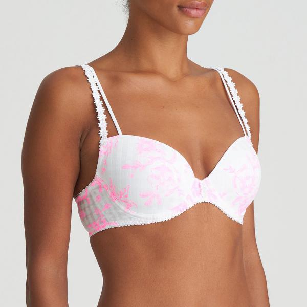 Marie Jo Avero Tiny padded bra - deep plunge B-F cup, color love blossom