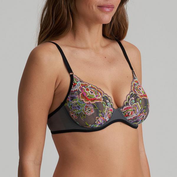 Marie Jo Lisbeth plunge bra B-E cup, color viva la vida