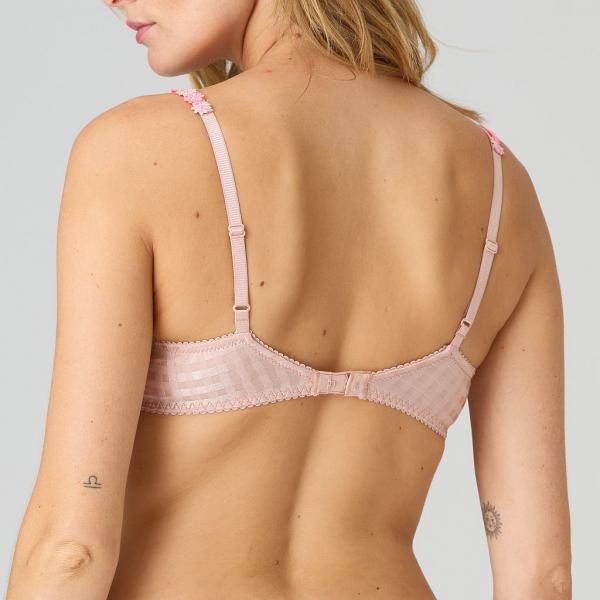 Marie Jo Avero Tiny padded plunge bra B-F cup, color powder rose