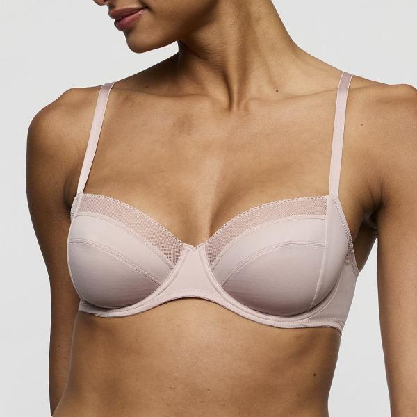 Marie Jo Milao full cup wire bra B-E cup, color shadow grey
