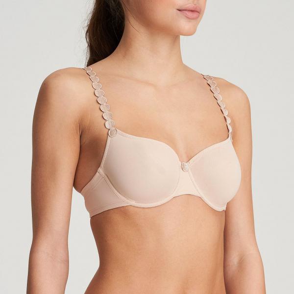 Marie Jo Tom Multiway wire bra seemless cups, color caffe latte