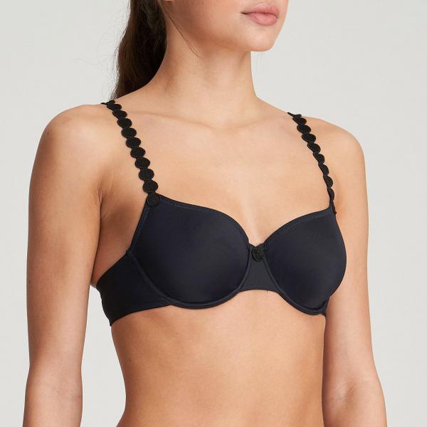 Marie Jo Tom Multiway wire bra seemless cups, color charcoal