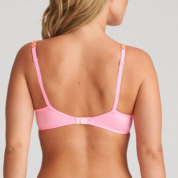Marie Jo Tom full cup wire bra D-E cup, color happy pink