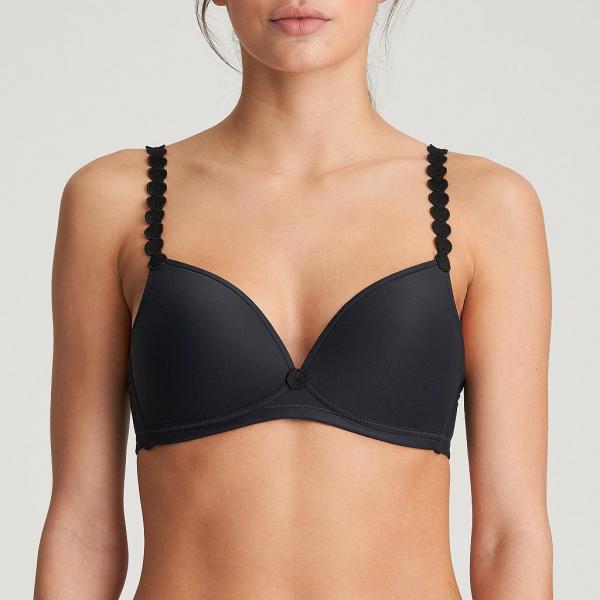 Marie Jo Tom padded wireless bra A-C cup, color graphite