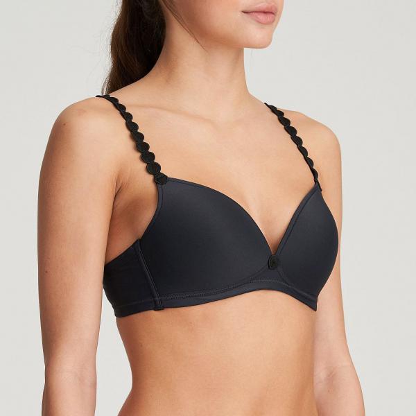 Marie Jo Tom padded wireless bra A-C cup, color graphite
