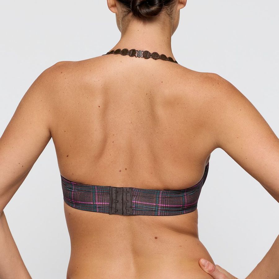 Marie Jo Tom padded bra - balcony B-F cup, color wenge