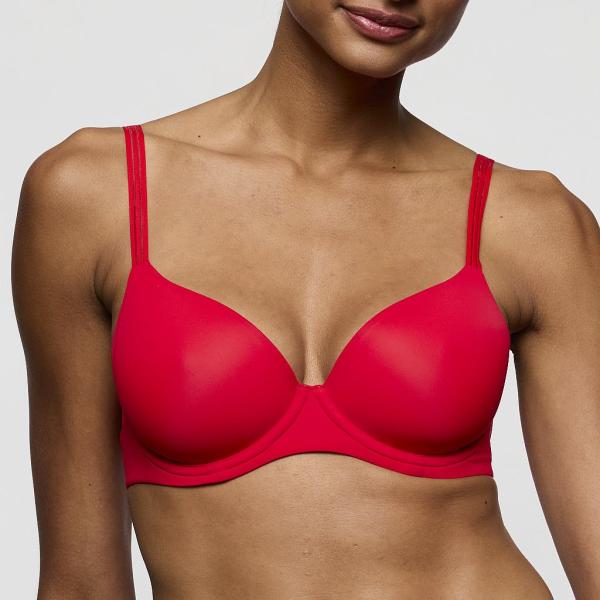 Marie Jo Louie full cup spacer bra A-E cup, color true red