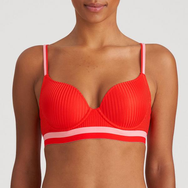 Marie Jo Jude padded wire bra heart shape A-E cup, color rouge