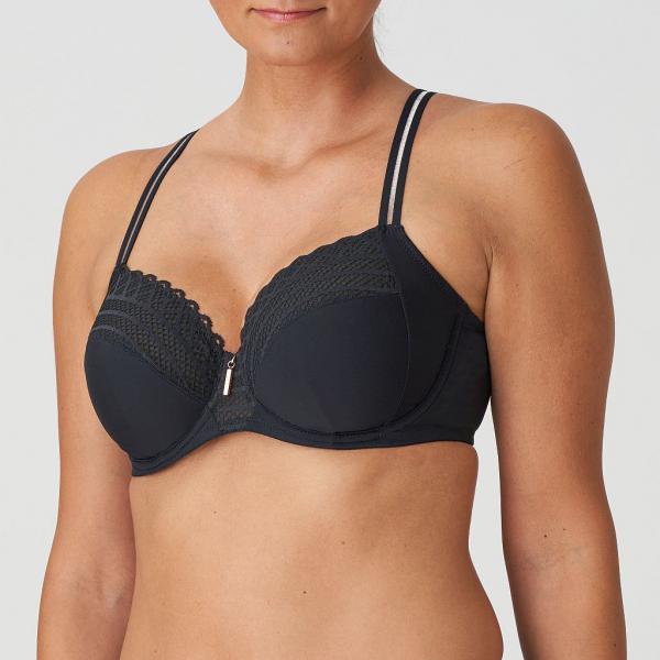PrimaDonna Twist East End full cup wire bra C-H cup, color charbon