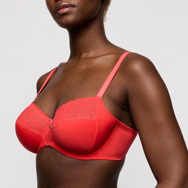 PrimaDonna Twist Grace Bay full cup wire bra B-G cup, color coral