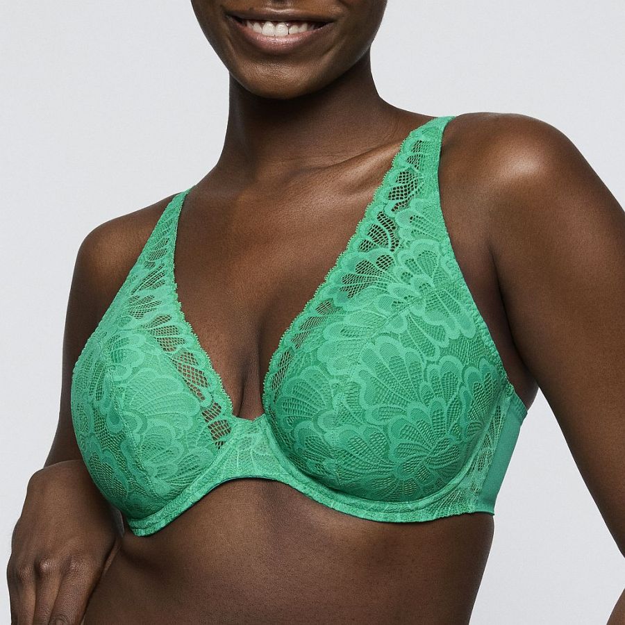 PrimaDonna Twist Mocuto halb unterlegter Bügel BH tief dekolletiert Cup B-F, Farbe vivid green