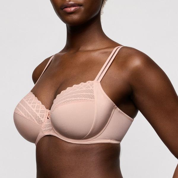 PrimaDonna Twist Twist Side wire bra full cup B-G cup, color powder rose