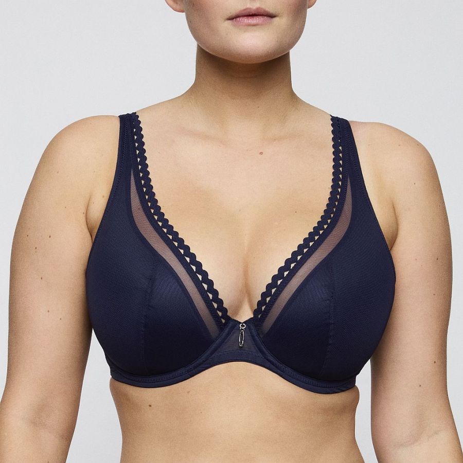 PrimaDonna Twist Wowgirl halb unterlegter Bügel BH tief dekolletiert Cup B-G, Farbe evening blue
