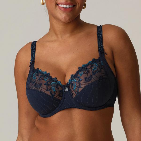 PrimaDonna Deauville full cup wire bra B-E cup, color velvet blue