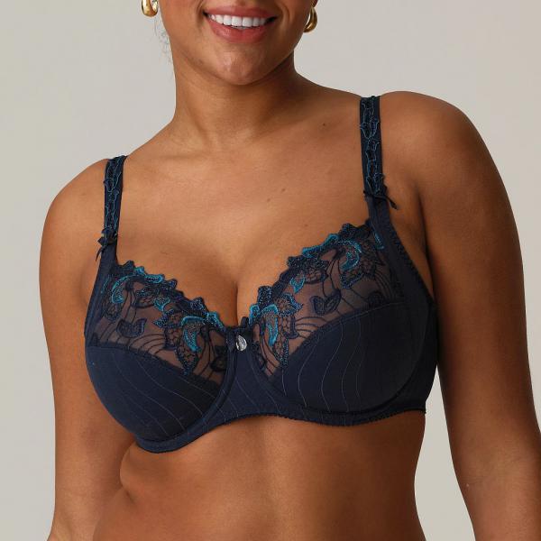 PrimaDonna Deauville full cup wire bra F-H cup, color velvet blue