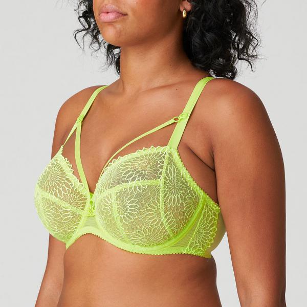 PrimaDonna Sophora full cup wire bra F-H cup, color lime crush