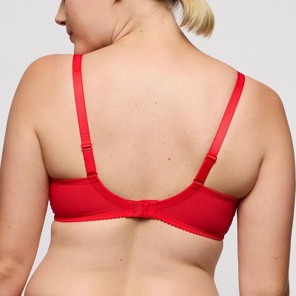 PrimaDonna Sophora full cup wire bra F-H cup, color true red