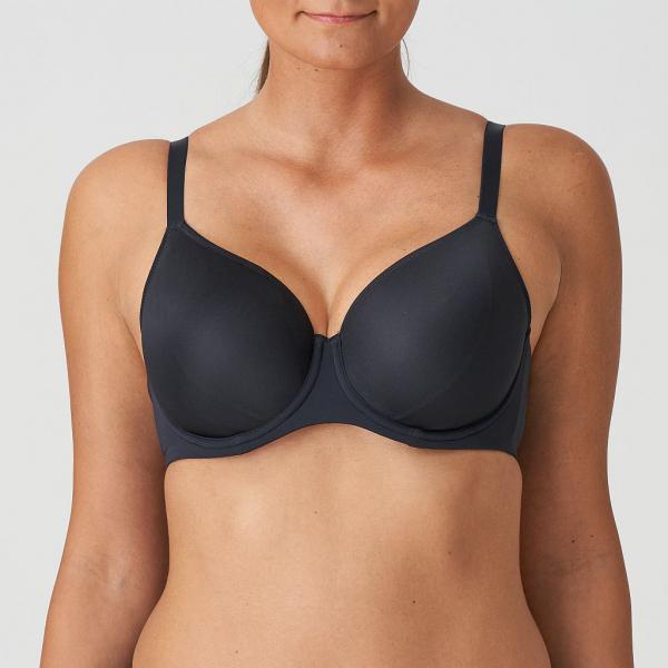 PrimaDonna Figuras full cup wire bra seamless C-G cup, color charcoal