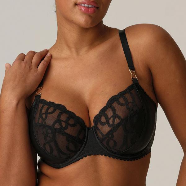 PrimaDonna Vallarta full cup wire bra C-H cup, color black