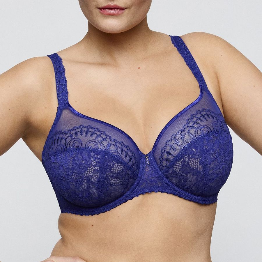 PrimaDonna Shimla Balconette Bügel BH vertikale Naht Cup C-G, Farbe crazy blue