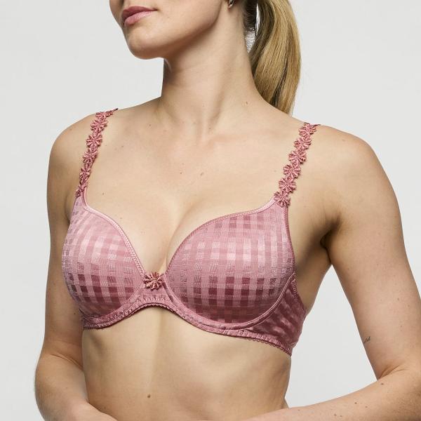 Marie Jo Avero padded wire bra heart shape A-E cup, color ballet pink
