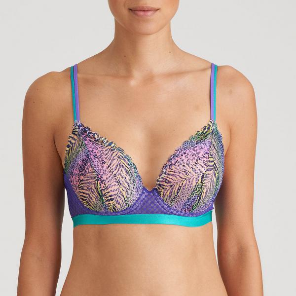 Marie Jo Cillian padded triangle bra A-E cup, color candy pop