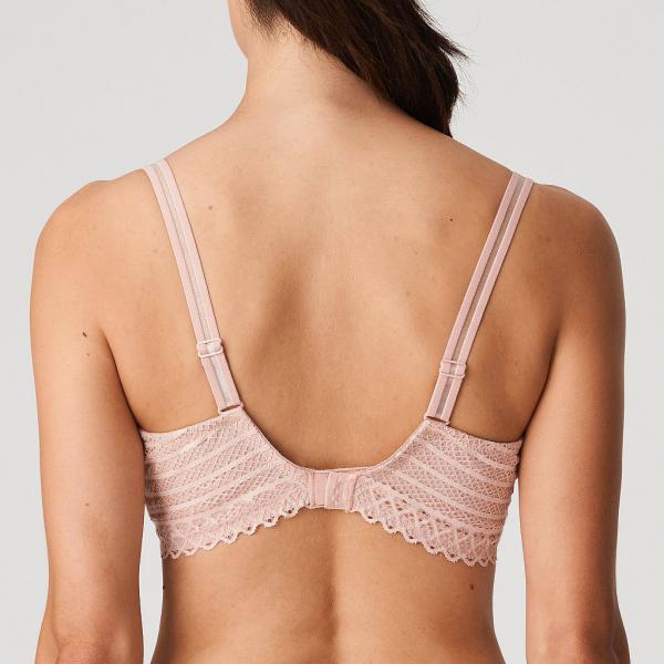 PrimaDonna Twist East End padded balcony wire bra C-H cup, color powder rose