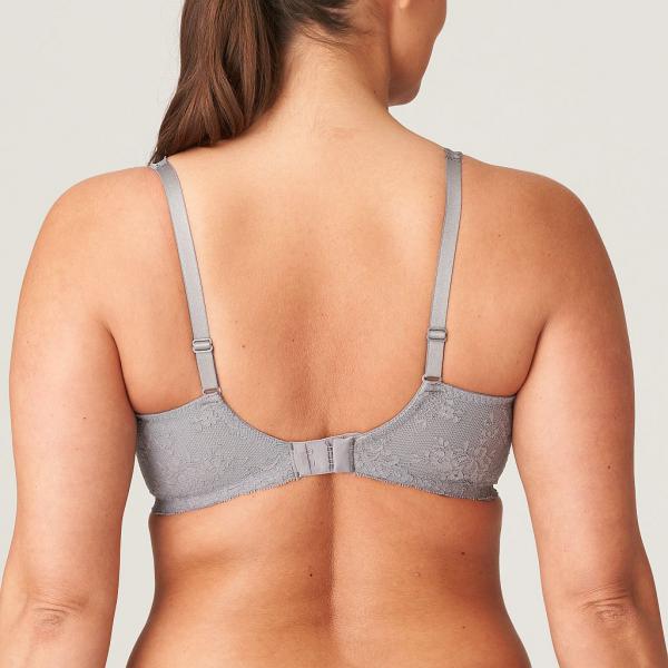 PrimaDonna Twist Cobble Hill padded balcony wire bra C-H cup, color fifties grey