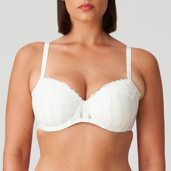 PrimaDonna Twist Maldives padded balcony wire bra C-G cup, color natural