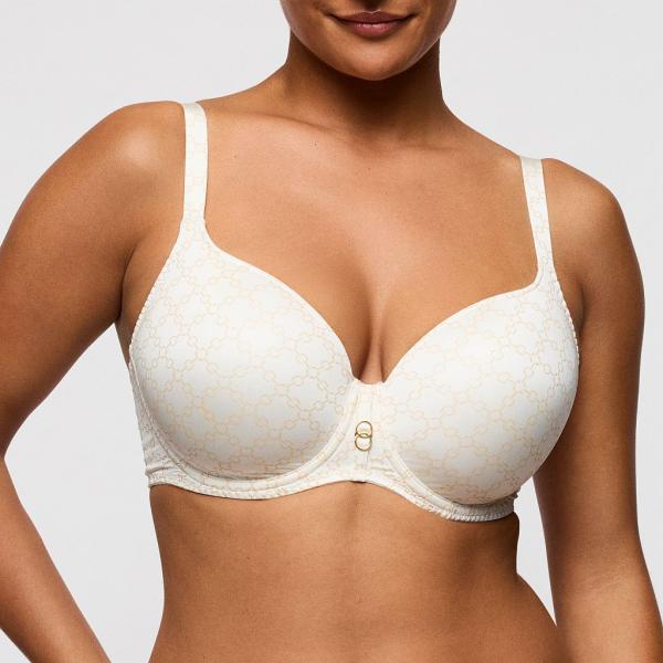 PrimaDonna Twist Kero padded bra - heart shape B-G cup, color natural