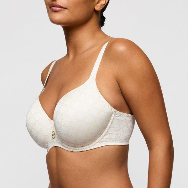 PrimaDonna Twist Kero padded bra - heart shape B-G cup, color natural